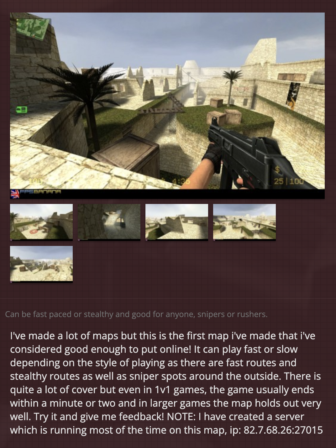 A screenshot of a Counter-strike map